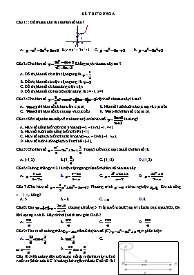 Đề thi thử môn Toán - Đề 6